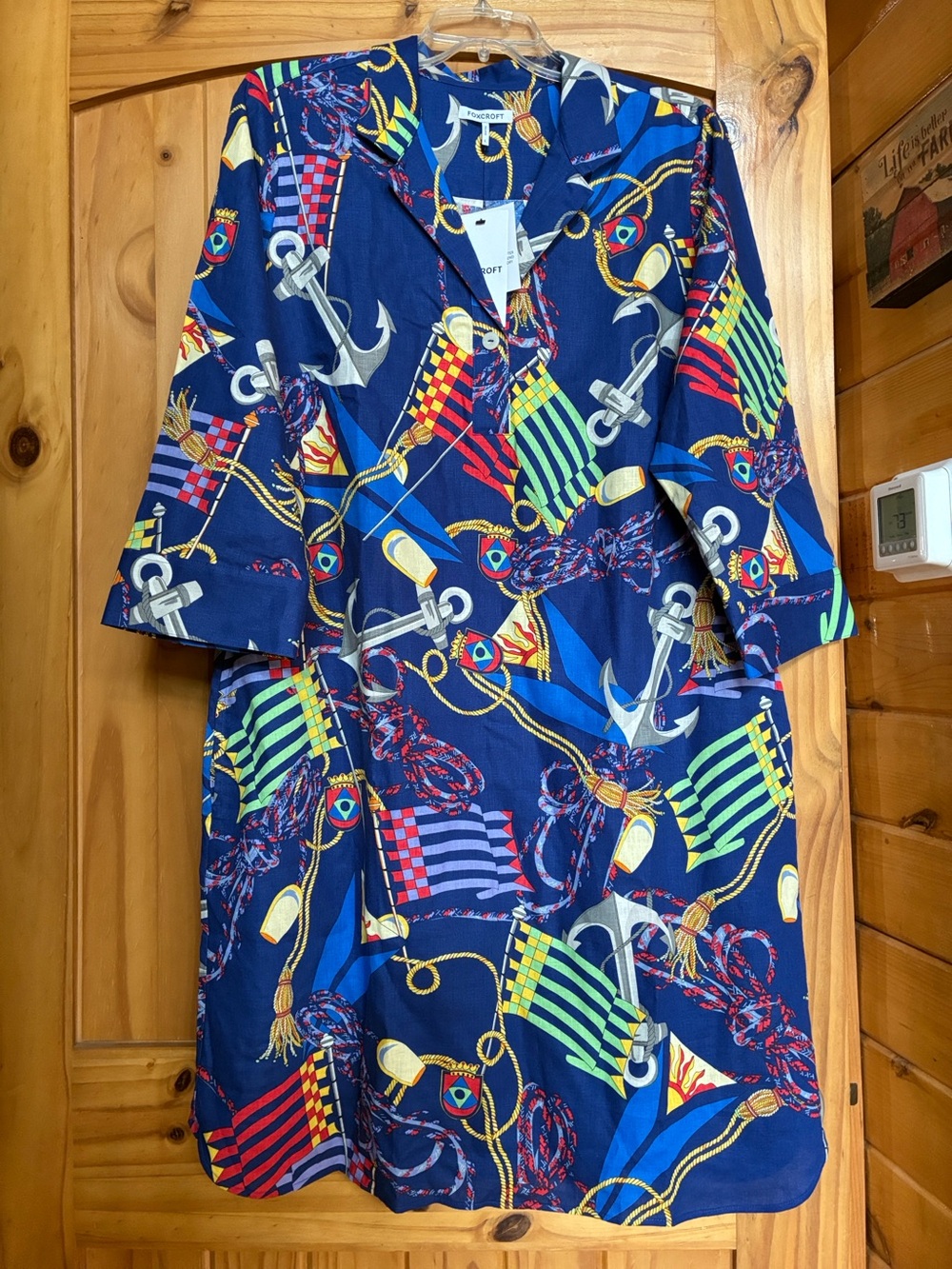 NWT alone linen nautical dress oversized